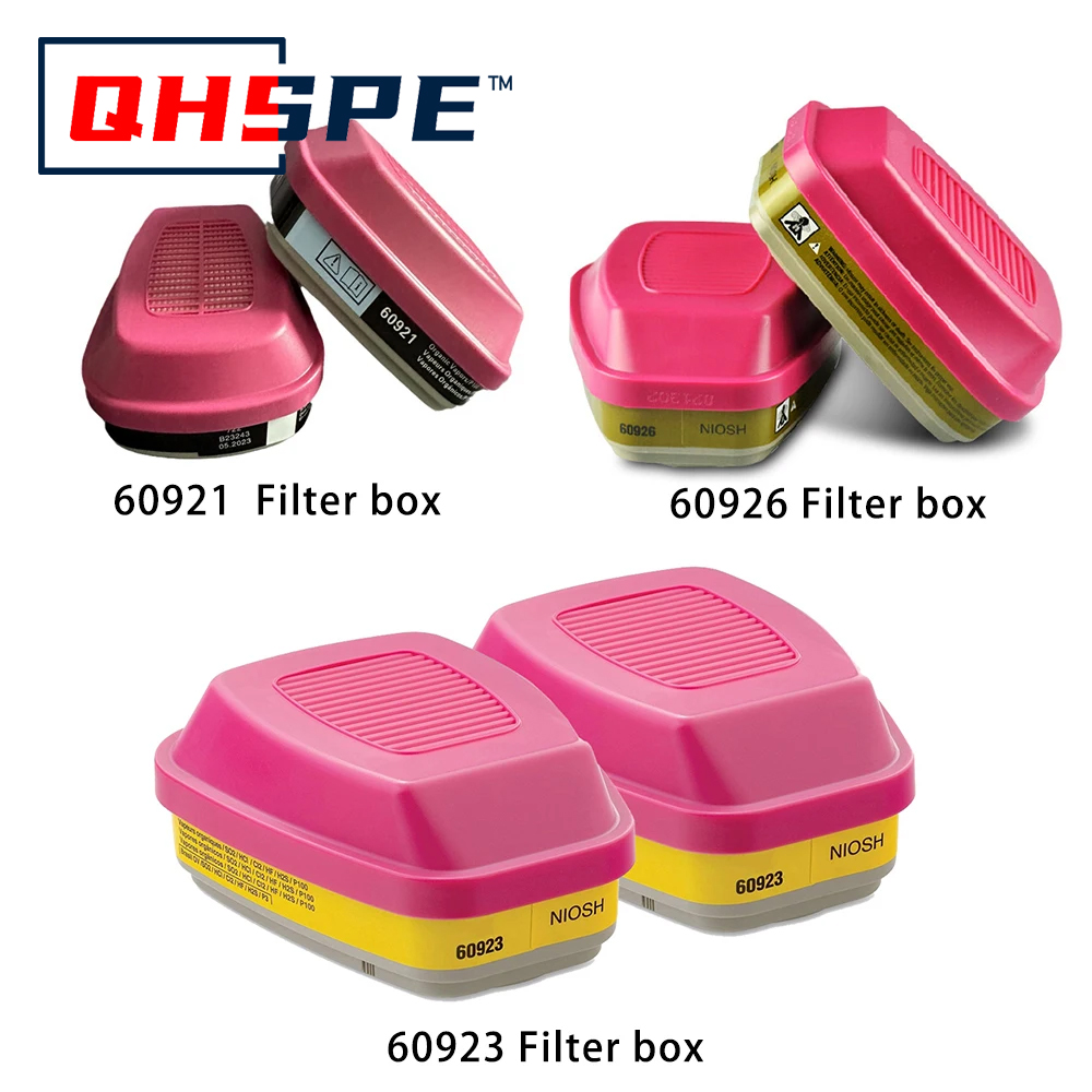 Face Mask Storage Box - P100 Protected Multi-Gas/Vapor Cartridge for Gas