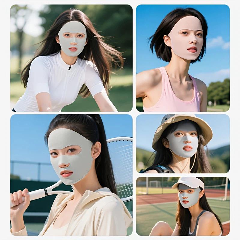 Solid Color Breathable Sunscre - Sports Mask Breathable recension och pris