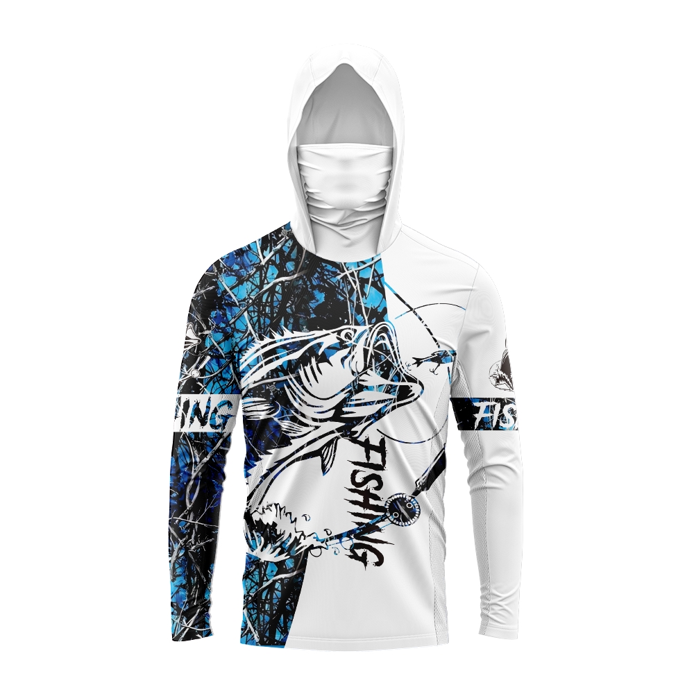 Men Bass Fish Print Fishing Ho - Sports Mask Breathable recension och pris