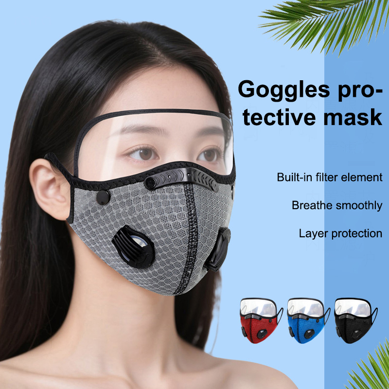New Cycling Face Mask With Fil - Dust Mask Construction recension och pris