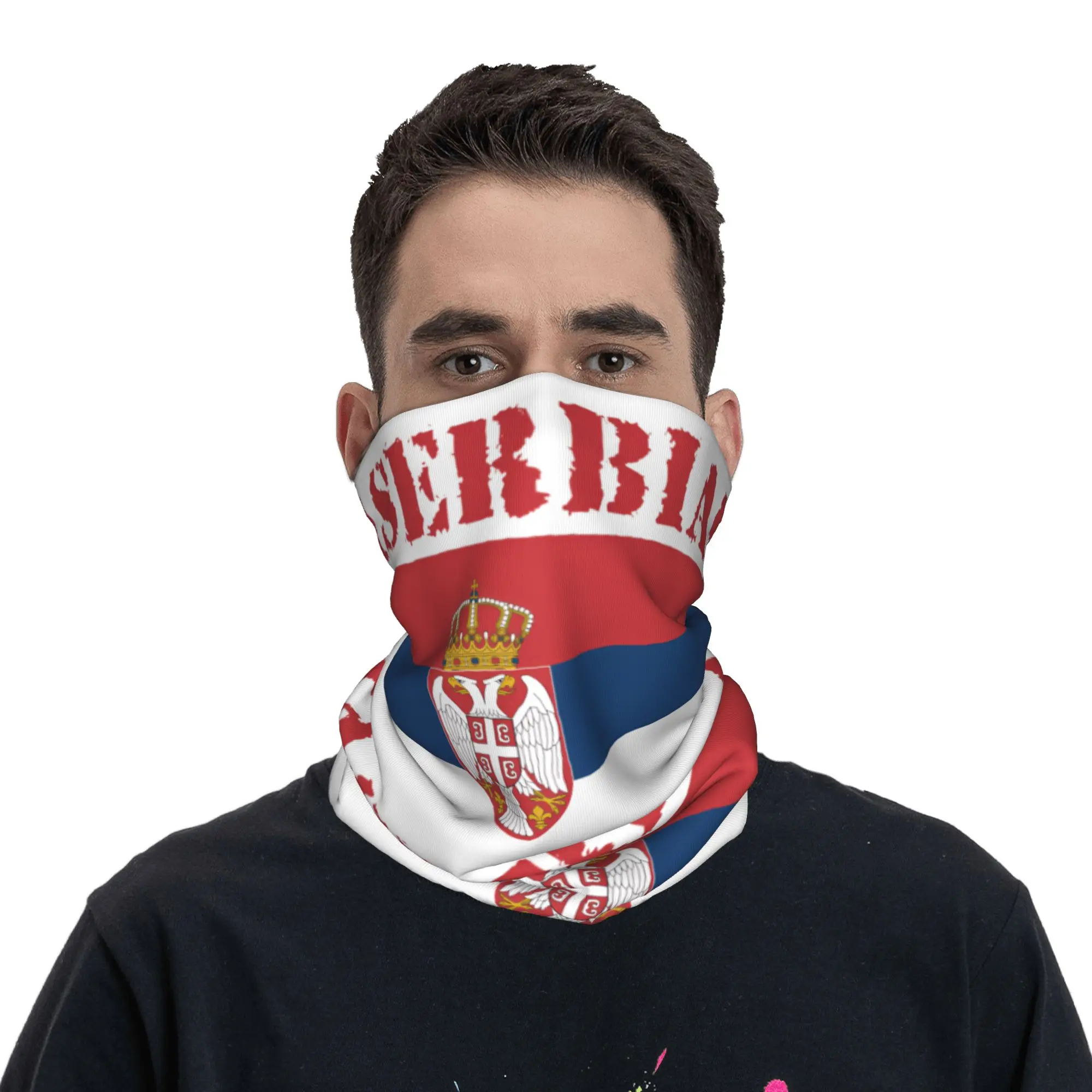 New Serbia Flag Bandana Neck G - Neck Gaiter Face Cover recension och pris