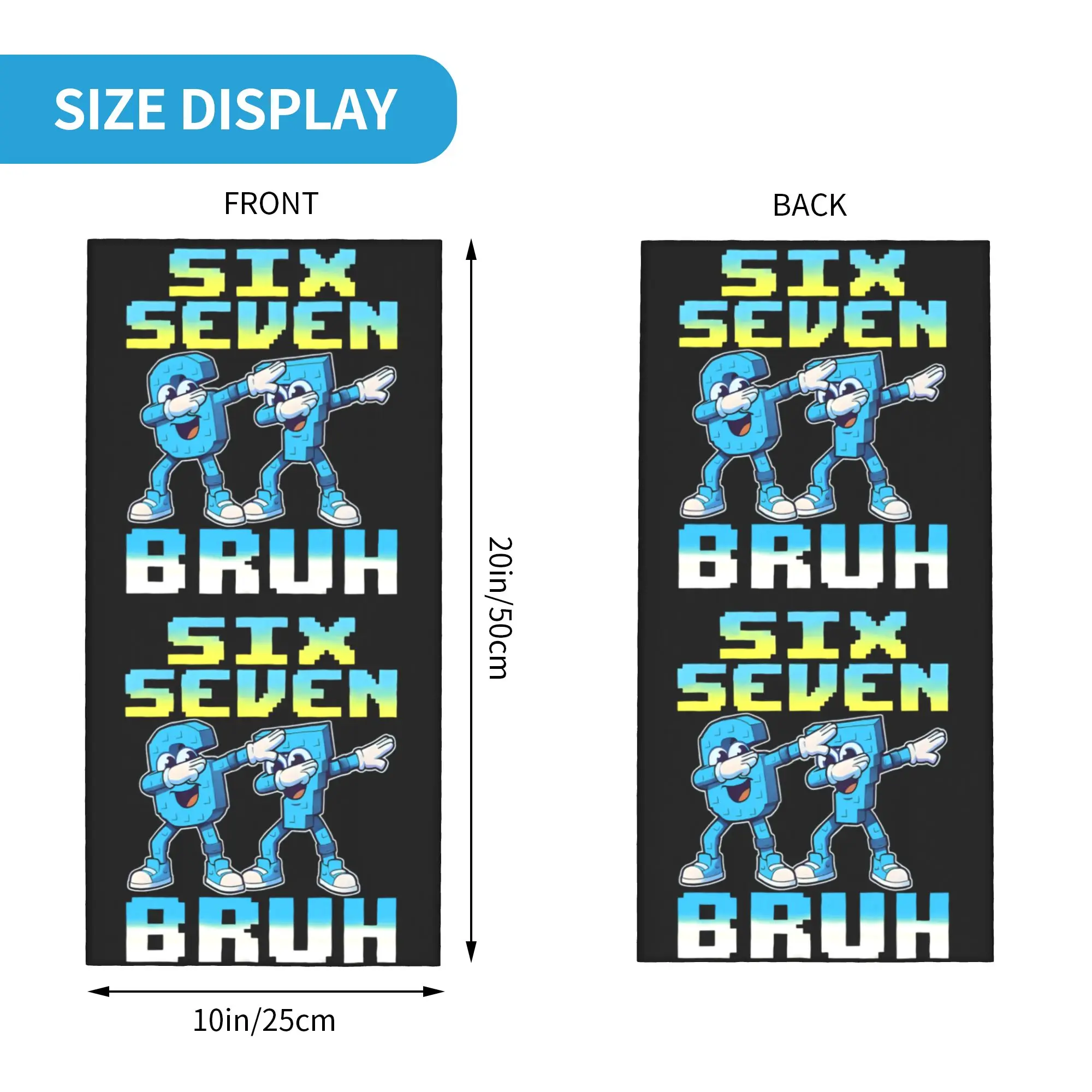 67 Six Seven Meme 6 7 Italian  - Neck Gaiter Face Cover recension och pris